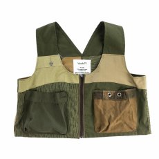 画像1: VARDE77 -MAKEOVER- MILITARY MIX  VEST (1)