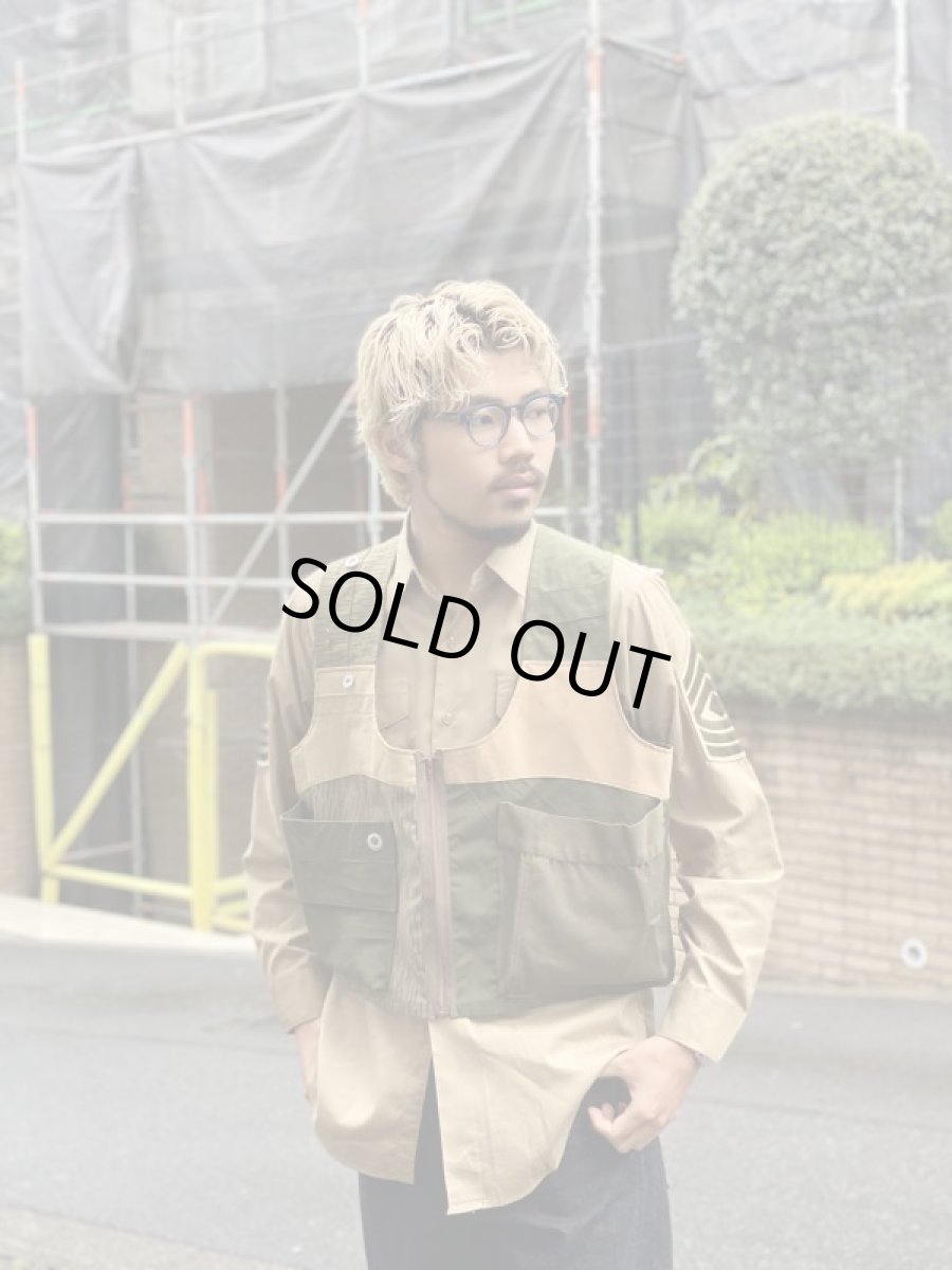 画像7: VARDE77 -MAKEOVER- JUNKIE HEART ARMY SHIRTS LIMITED BEIGE   (7)