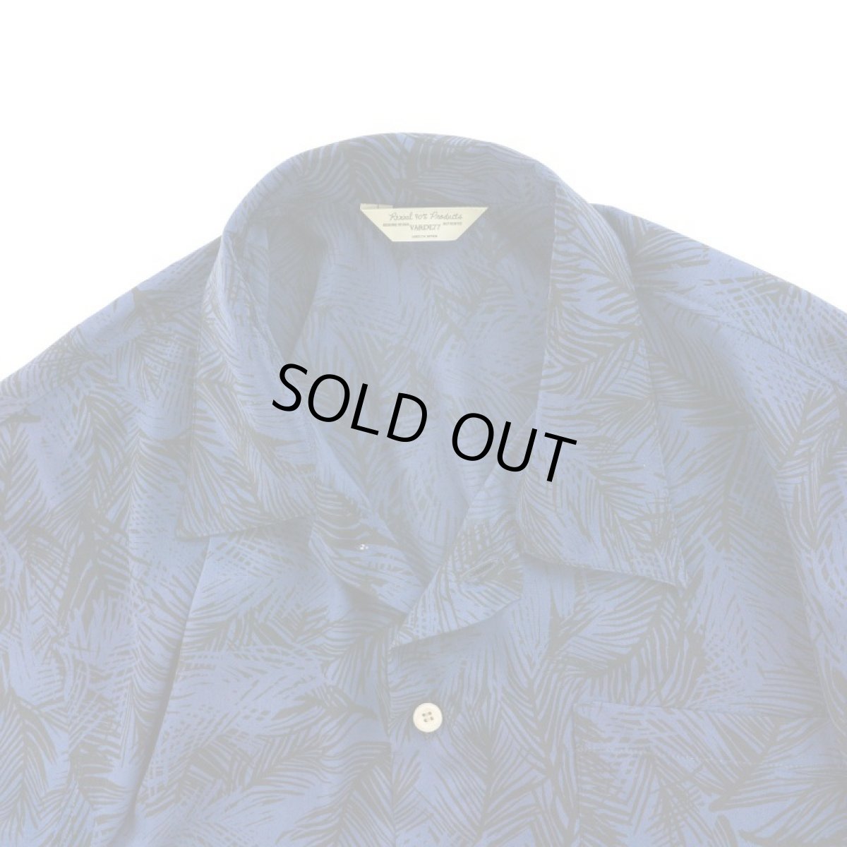画像3: VARDE77 POLY ALOHA LONG SLEEVE SHIRTS NAVY (3)