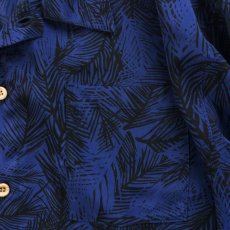 画像5: VARDE77 POLY ALOHA LONG SLEEVE SHIRTS NAVY (5)