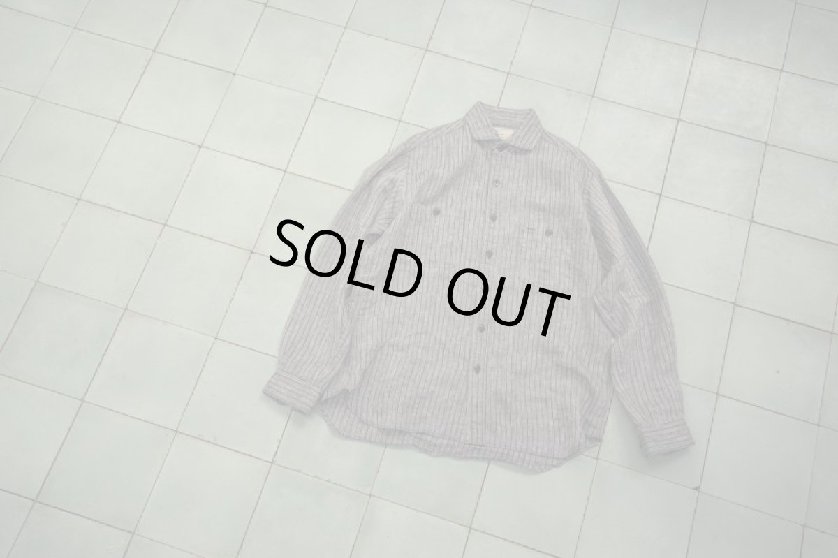 画像8: VARDE77 STRIPE LINEN SHIRTS		 (8)