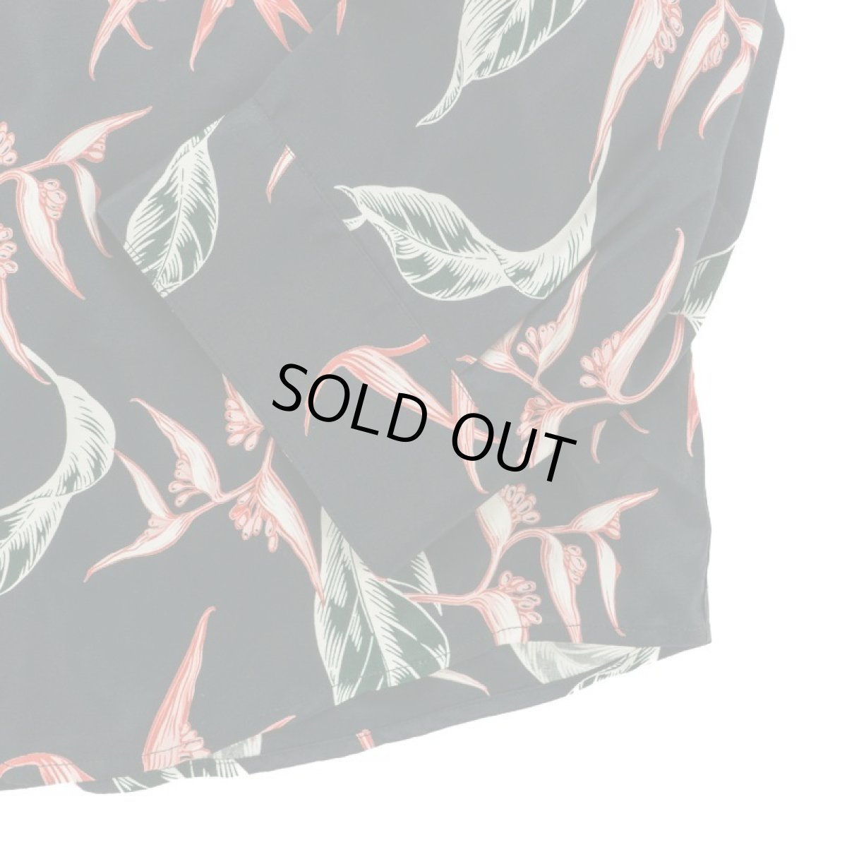 画像6: VARDE77 RAYON ALOHA LONG SLEEVE SHIRTS BLACK (6)