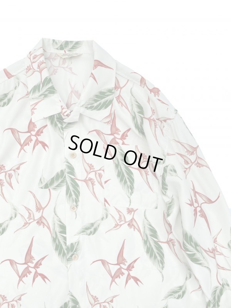 画像2: VARDE77 RAYON ALOHA LONG SLEEVE SHIRTS WHITE (2)