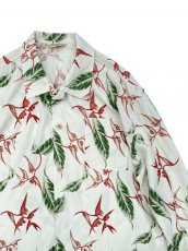 画像2: VARDE77 RAYON ALOHA LONG SLEEVE SHIRTS WHITE (2)