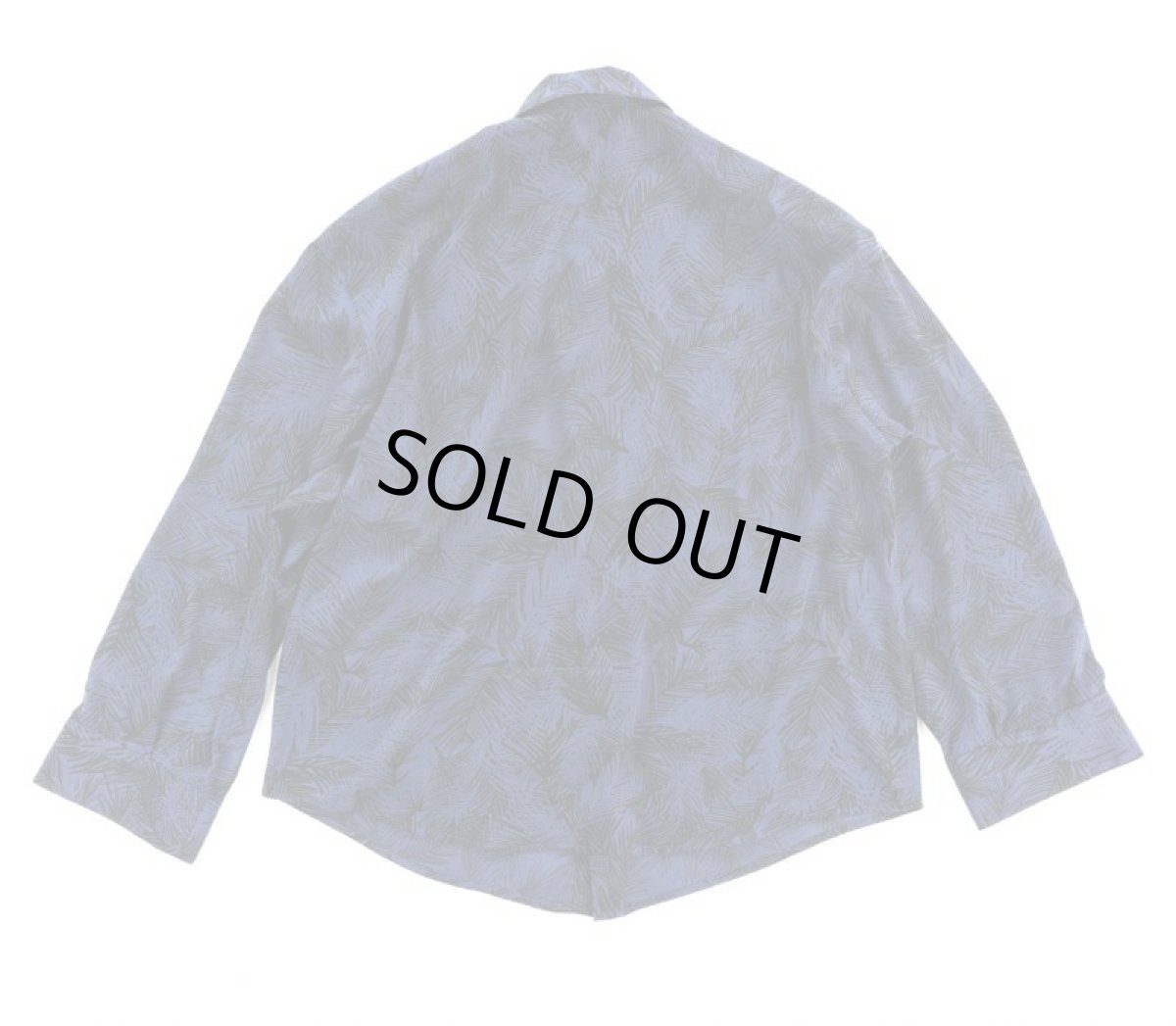 画像2: VARDE77 POLY ALOHA LONG SLEEVE SHIRTS NAVY (2)