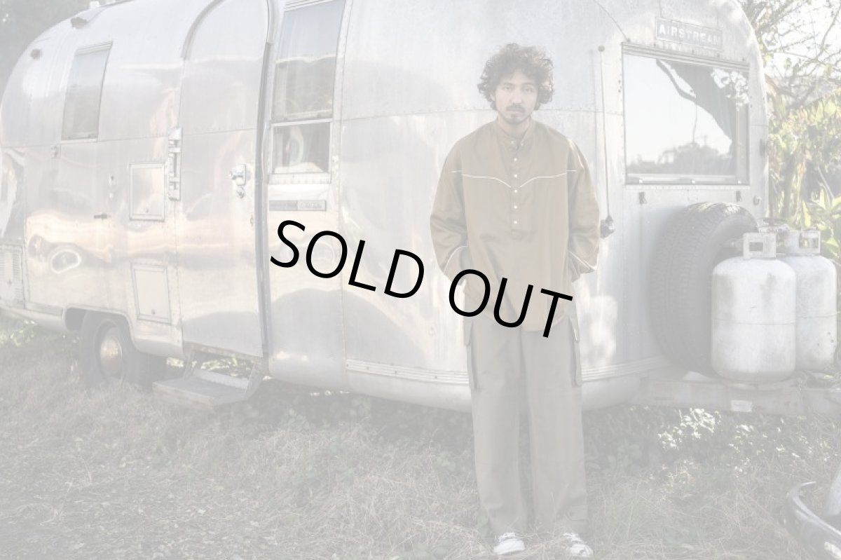 画像7: VARDE77 PULLOVER WESTERN SHIRTS OLIVE BROWN (7)