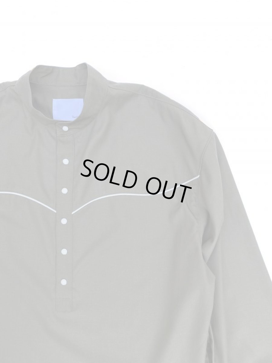 画像2: VARDE77 PULLOVER WESTERN SHIRTS OLIVE BROWN (2)