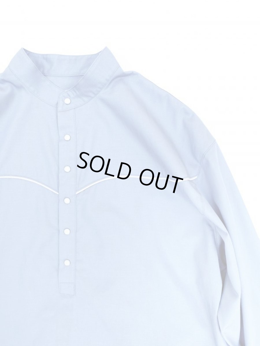 画像2: VARDE77 PULLOVER WESTERN SHIRTS LIGHT BLUE (2)