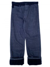 画像1: M A R N I  DENIM CORDUROY PANTS (1)