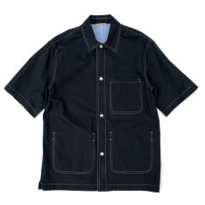 画像1: M A R N I  REVERSIBLE SHIRTS BLACK (1)