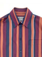 画像4: M A R N I  STRIPE BIG SHIRTS RED (4)