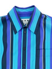 画像4: M A R N I  STRIPE BIG SHIRTS BLUE (4)