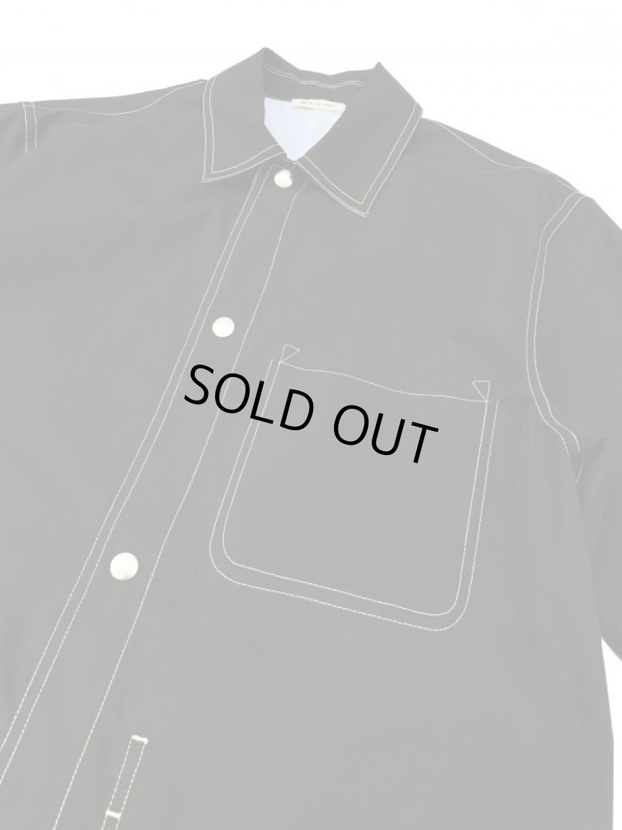 画像7: M A R N I  REVERSIBLE SHIRTS BLACK (7)
