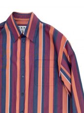 画像2: M A R N I  STRIPE BIG SHIRTS RED (2)