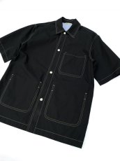 画像2: M A R N I  REVERSIBLE SHIRTS BLACK (2)