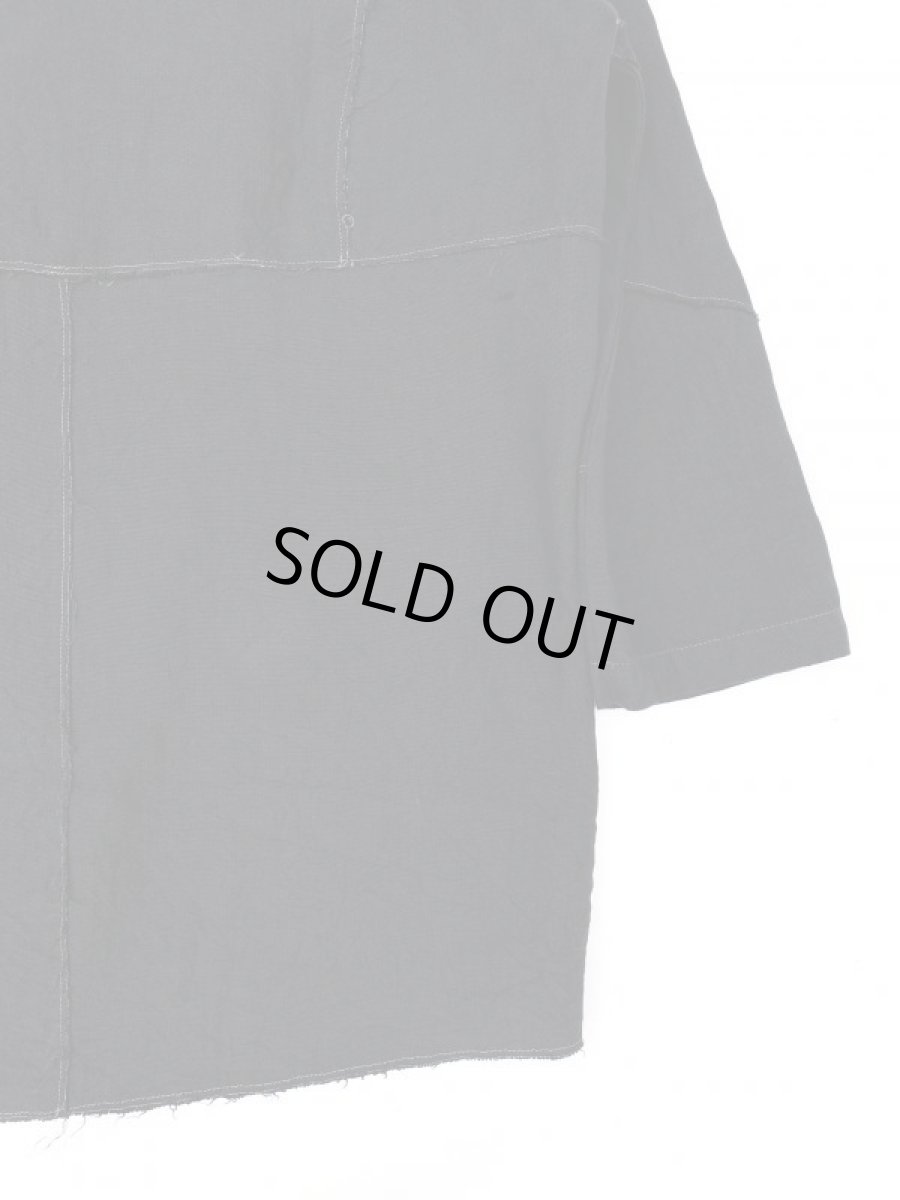 画像7: VARDE77 IMAGINARY CASCELLINS LINEN CARDIGAN BLACK (7)