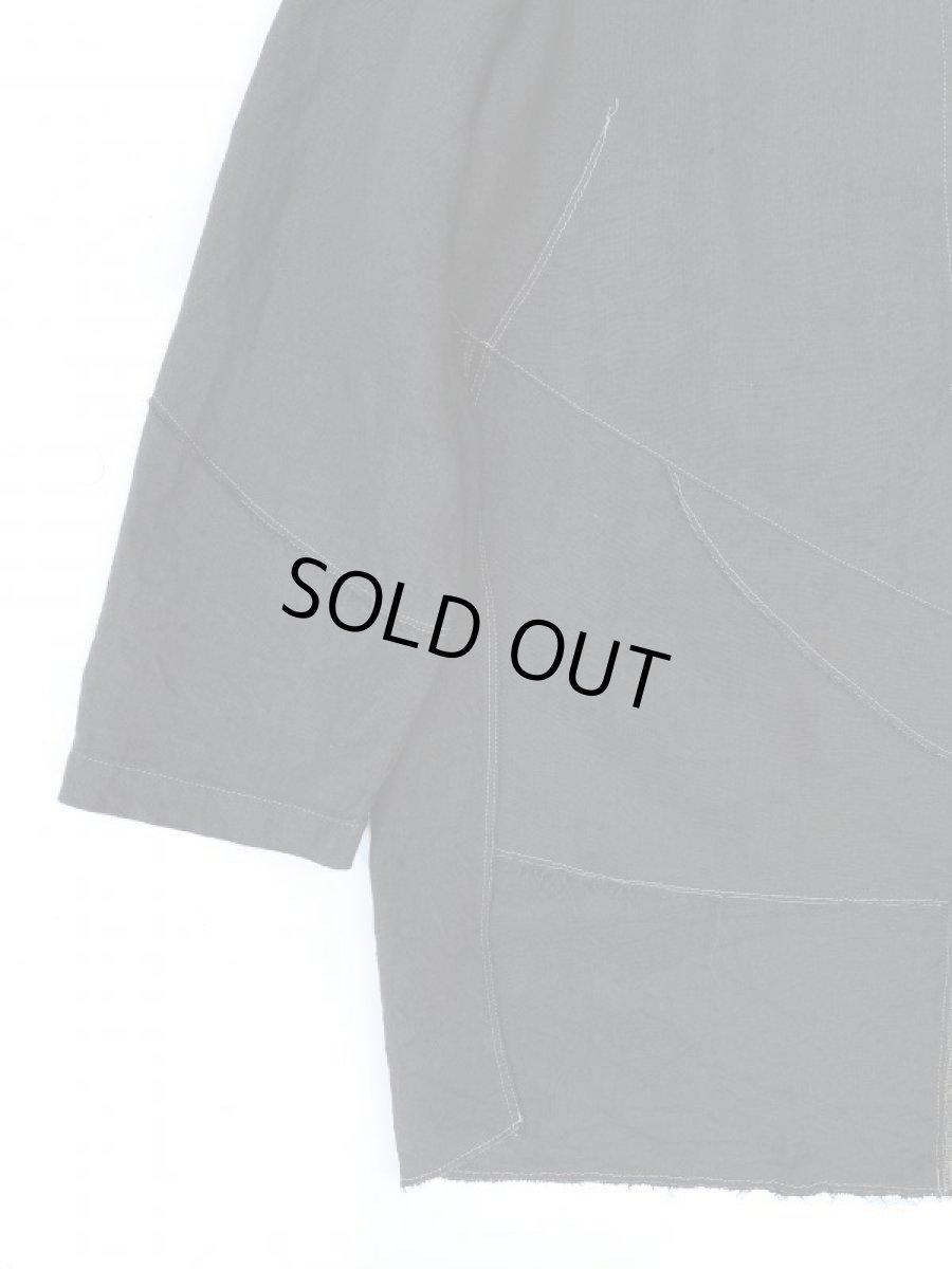 画像4: VARDE77 IMAGINARY CASCELLINS LINEN CARDIGAN BLACK (4)