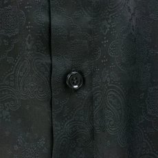 画像4: VARDE77 BANDANA JACQUARD SHIRTS BLACK (4)