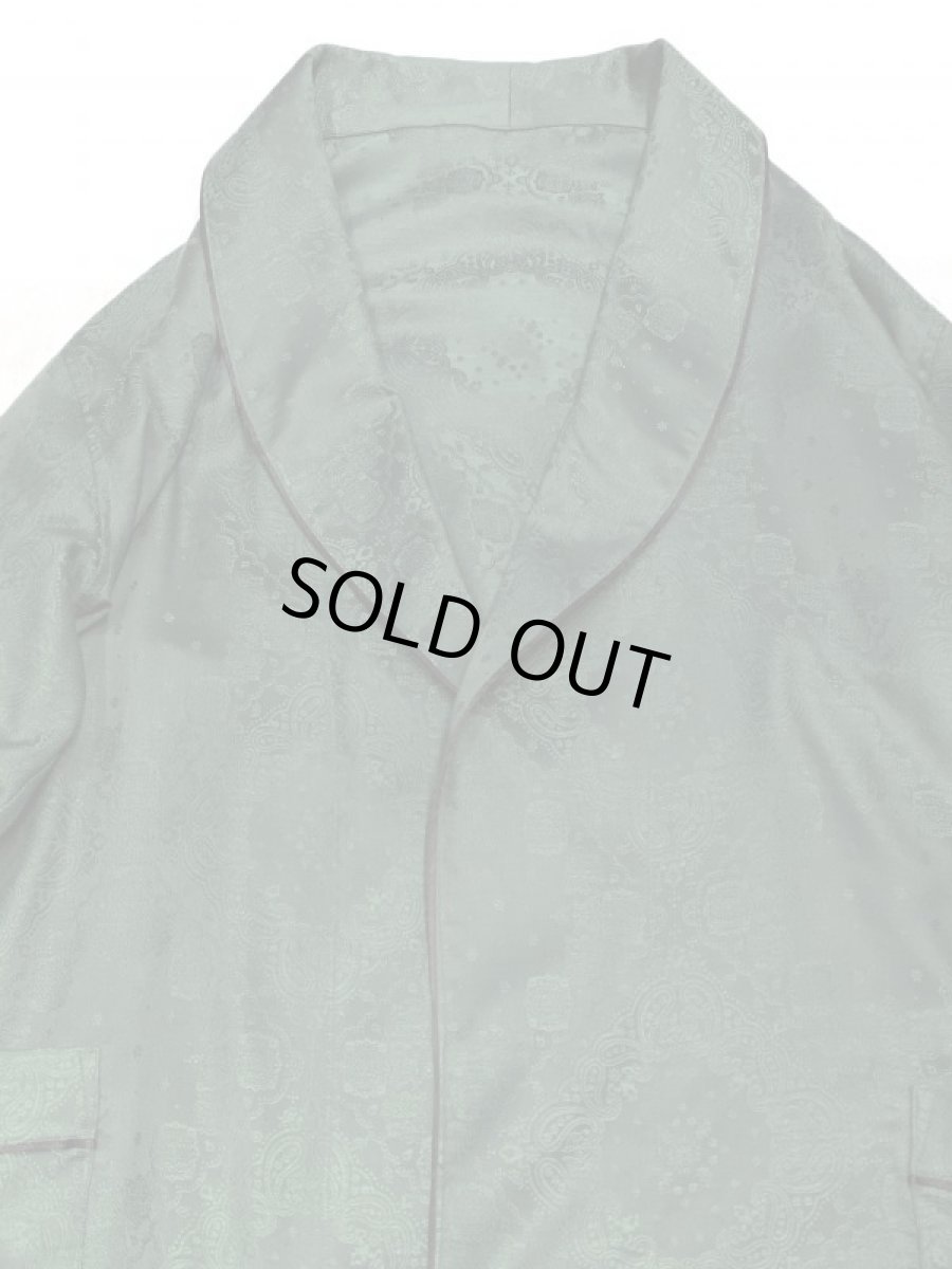 画像2: VARDE77 BANDANA JACQUARD GOWN　GREEN (2)