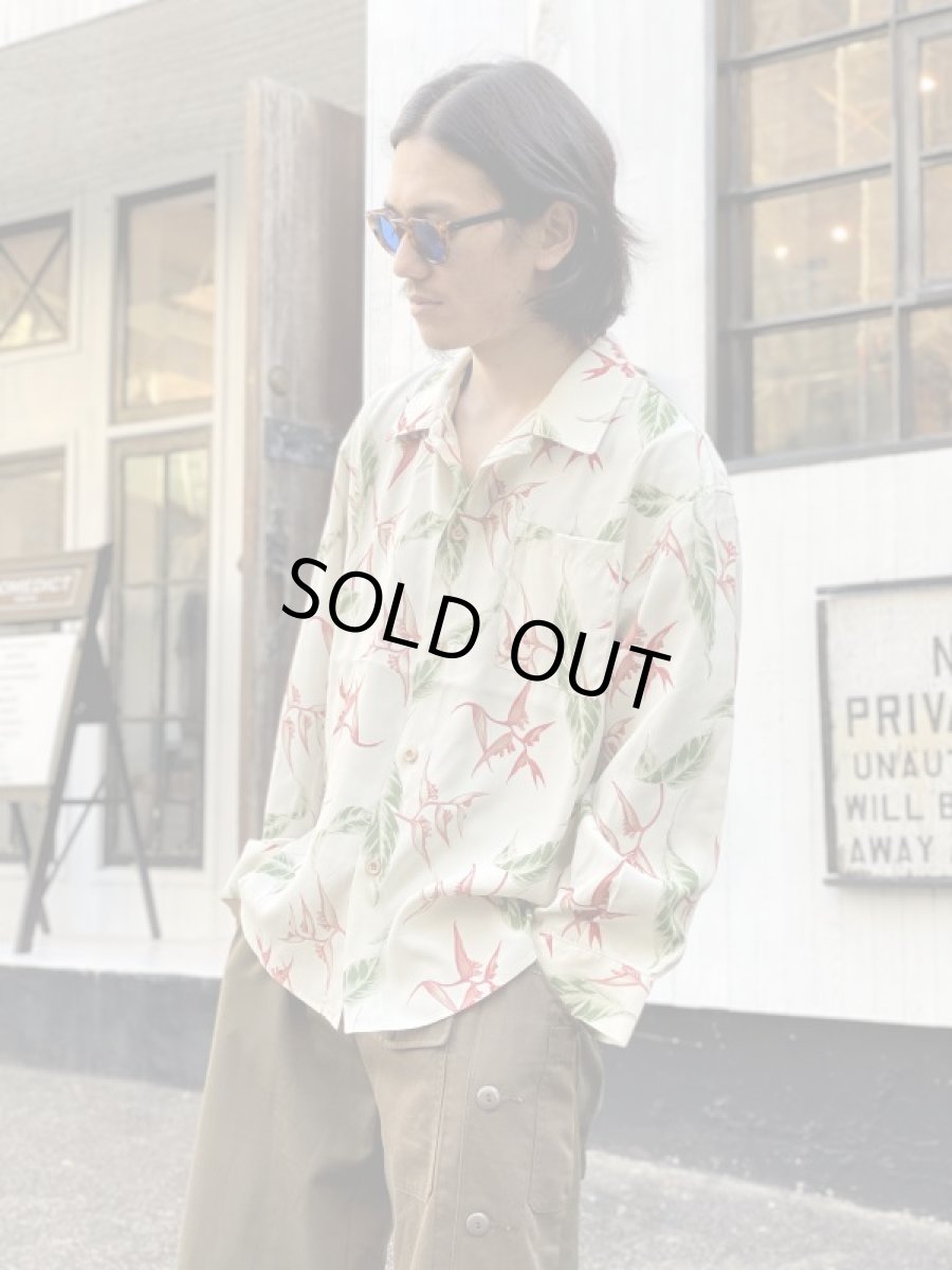 画像8: VARDE77 RAYON ALOHA LONG SLEEVE SHIRTS WHITE (8)