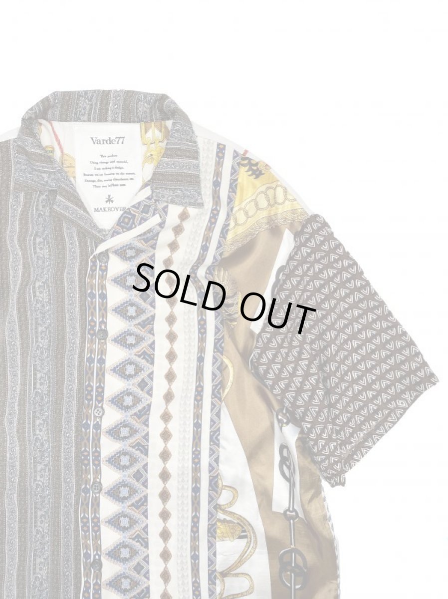 画像4: VARDE77 -MAKEOVER- VINTAGE SCARF SHORT SLEEVE SHIRTS TYPE:A (4)