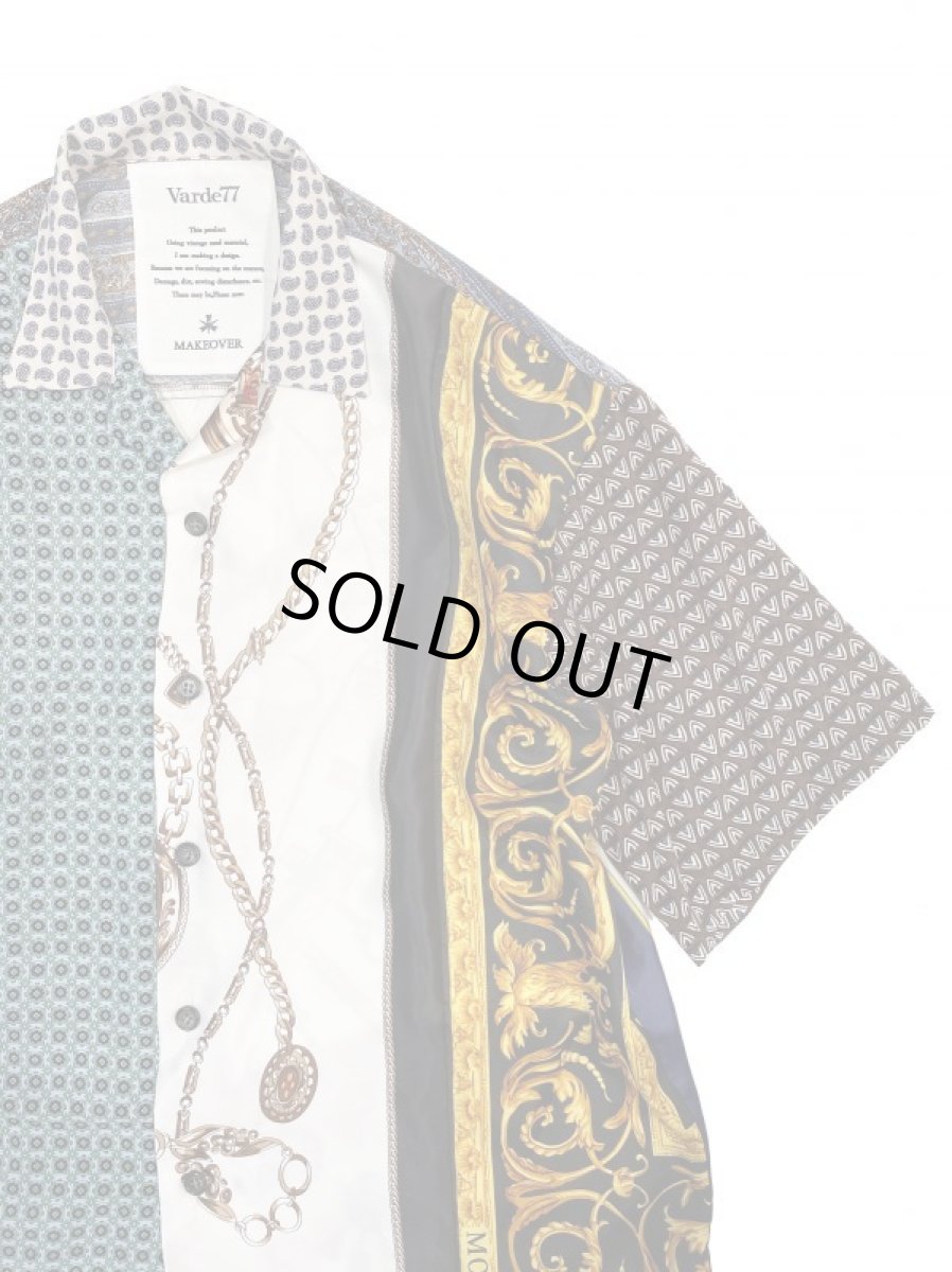 画像3: VARDE77 -MAKEOVER- VINTAGE SCARF SHORT SLEEVE SHIRTS　TYPE:B (3)