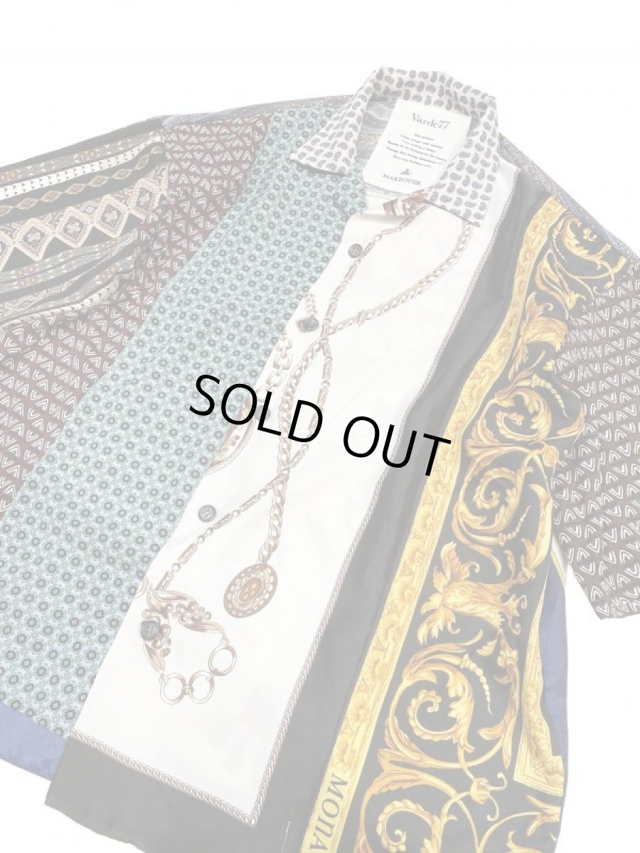 画像2: VARDE77 -MAKEOVER- VINTAGE SCARF SHORT SLEEVE SHIRTS　TYPE:B (2)