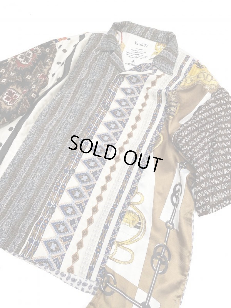画像2: VARDE77 -MAKEOVER- VINTAGE SCARF SHORT SLEEVE SHIRTS TYPE:A (2)