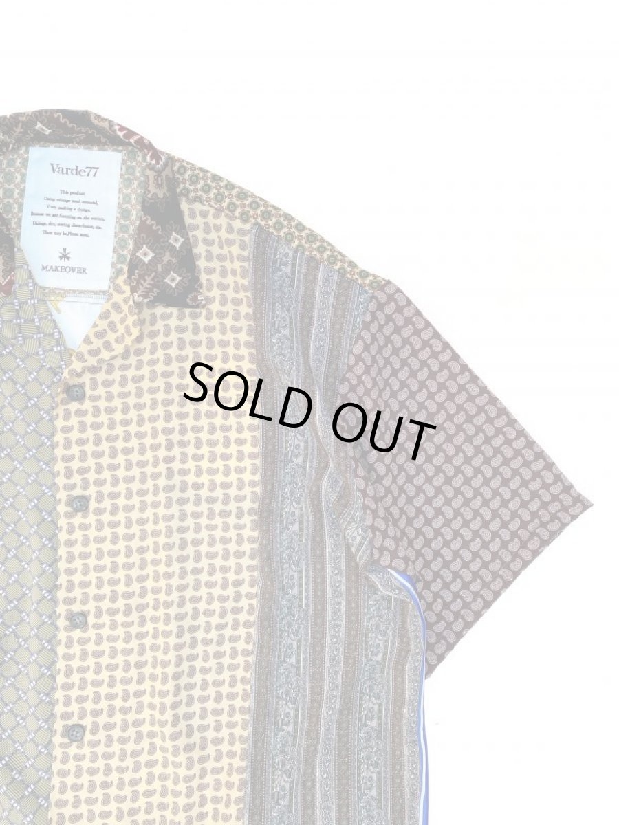 画像2: VARDE77 -MAKEOVER- VINTAGE SCARF SHORT SLEEVE SHIRTS　TYPE:C (2)