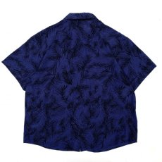 画像2: VARDE77 POLY ALOHA SHORT SLEEVE SHIRTS NAVY (2)