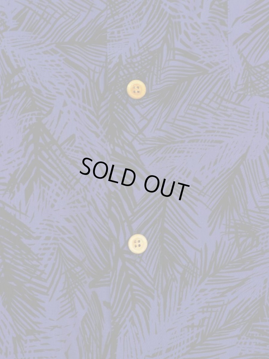 画像5: VARDE77 POLY ALOHA SHORT SLEEVE SHIRTS NAVY (5)