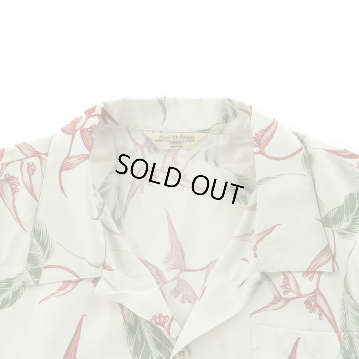 画像3: VARDE77 RAYON ALOHA SHORT SLEEVE SHIRTS WHITE (3)