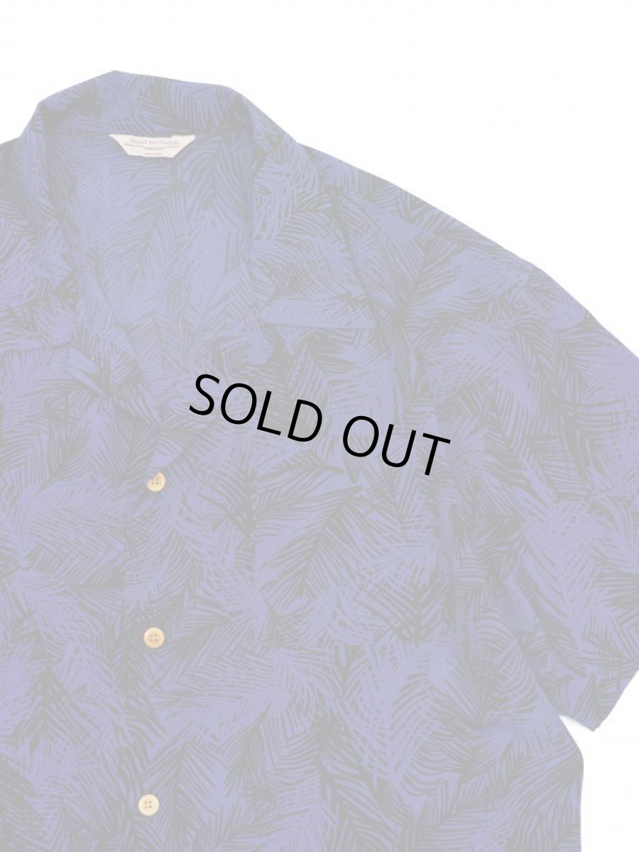 画像3: VARDE77 POLY ALOHA SHORT SLEEVE SHIRTS NAVY (3)