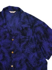 画像3: VARDE77 POLY ALOHA SHORT SLEEVE SHIRTS NAVY (3)