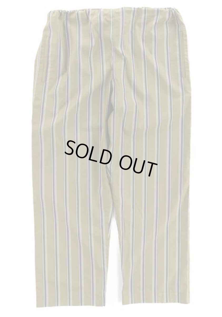 画像1: VARDE77 STRIPE PAJAMA PANTS BROWN (1)