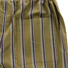 画像7: VARDE77 STRIPE PAJAMA PANTS BROWN (7)