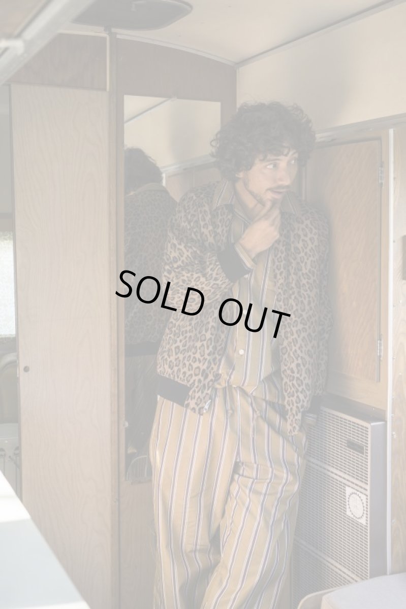 画像6: VARDE77 STRIPE LONG SHIRTS	 BROWN (6)