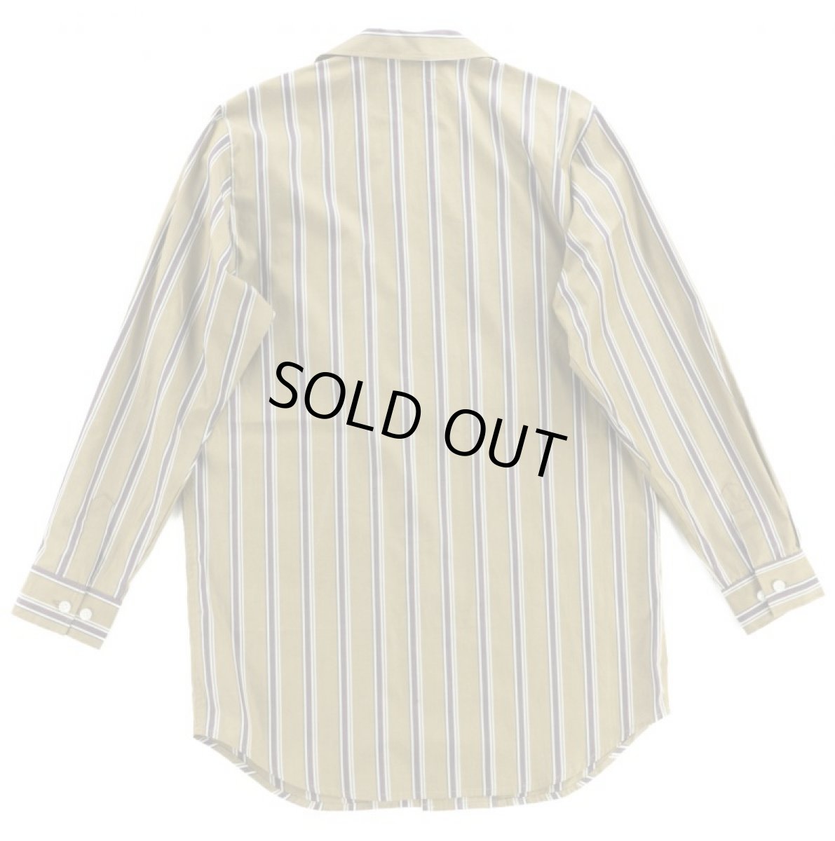 画像3: VARDE77 STRIPE LONG SHIRTS	 BROWN (3)