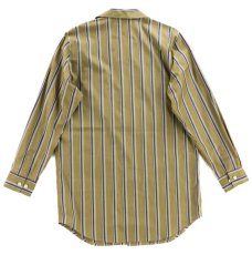 画像3: VARDE77 STRIPE LONG SHIRTS	 BROWN (3)