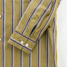 画像4: VARDE77 STRIPE LONG SHIRTS	 BROWN (4)