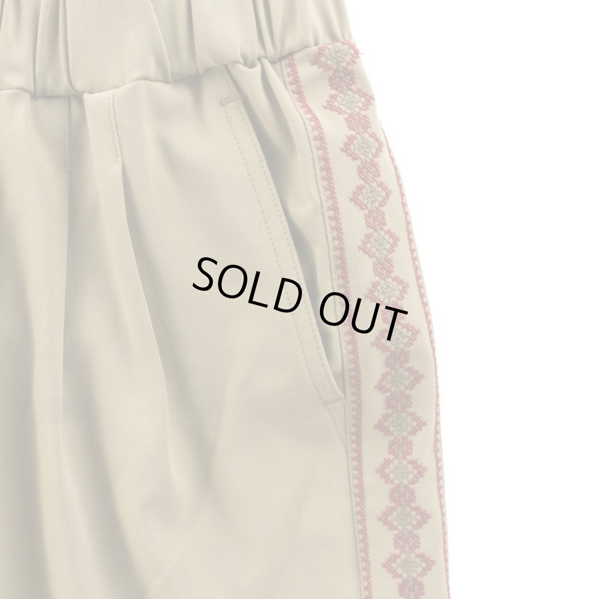 画像4: VARDE77 STICH LINE EASY PANTS BEIGE (4)