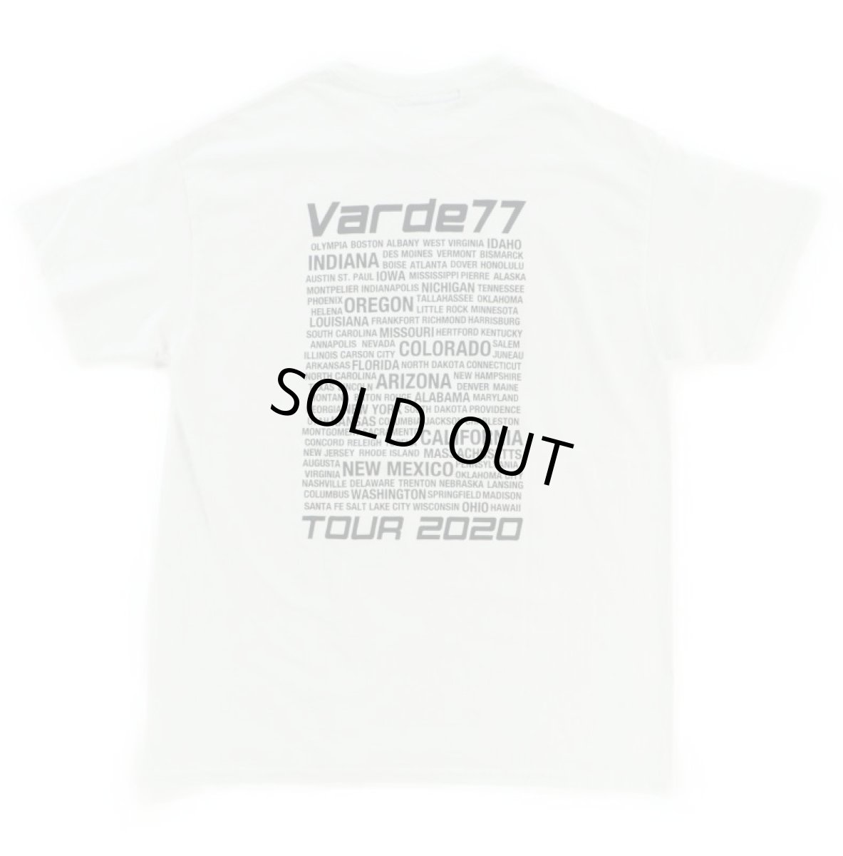 画像2: VARDE77 BUYING TOUR T-SHIRTS WHITE (2)