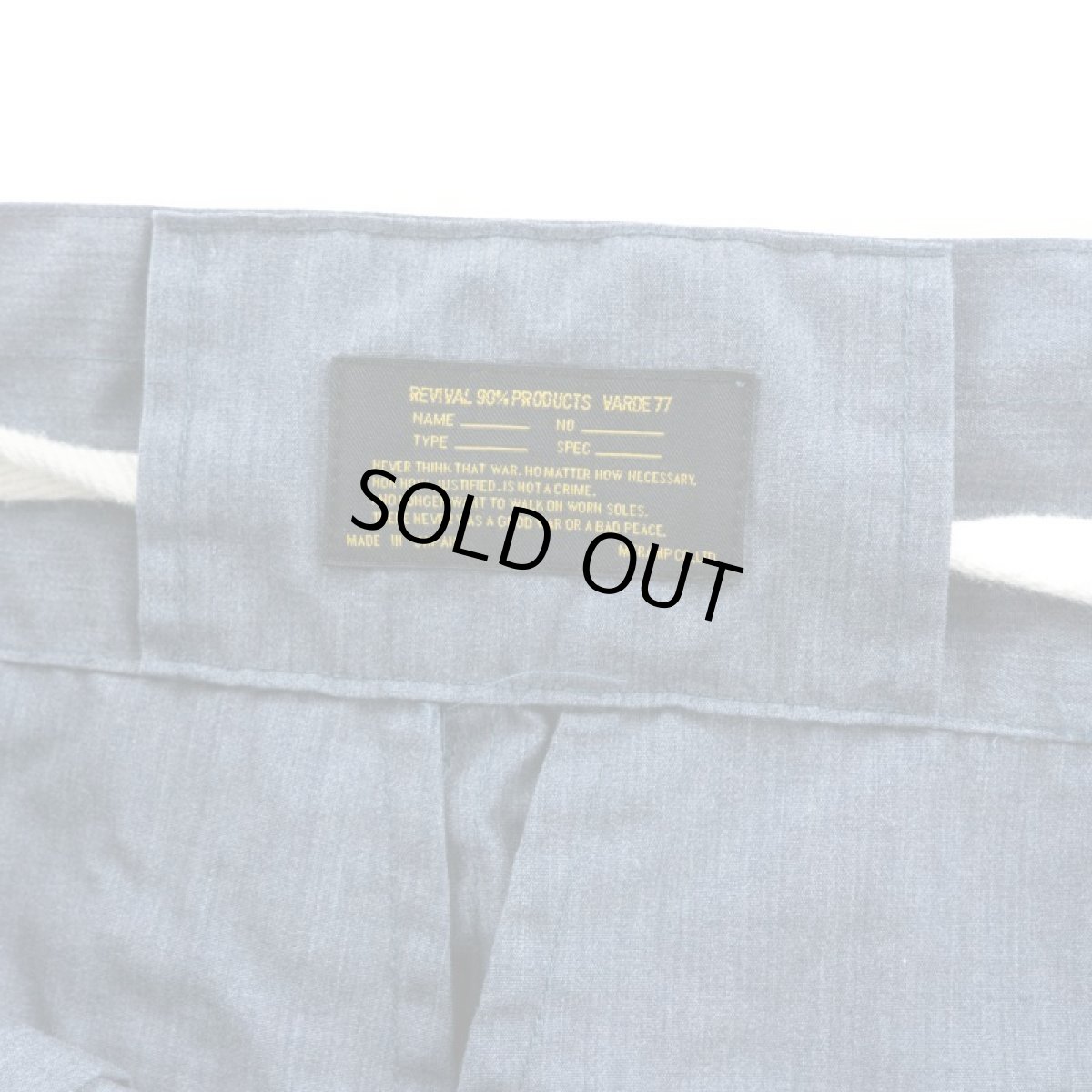 画像4: VARDE77 RAF 50'S EASY PANTS  NAVY (4)