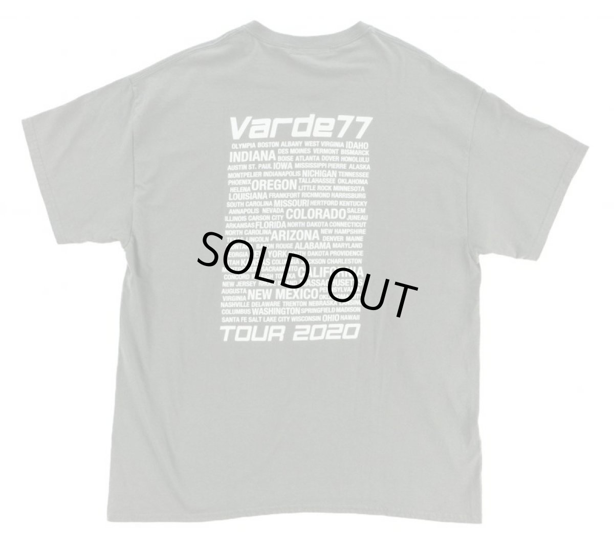 画像2: VARDE77 BUYING TOUR T-SHIRTS CHARCOAL GRAY (2)