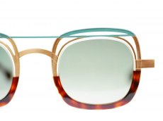 画像5: ANNE ET VALENTIN 「LABYRINTHE2」TURQUOISE/TORTOISE (5)