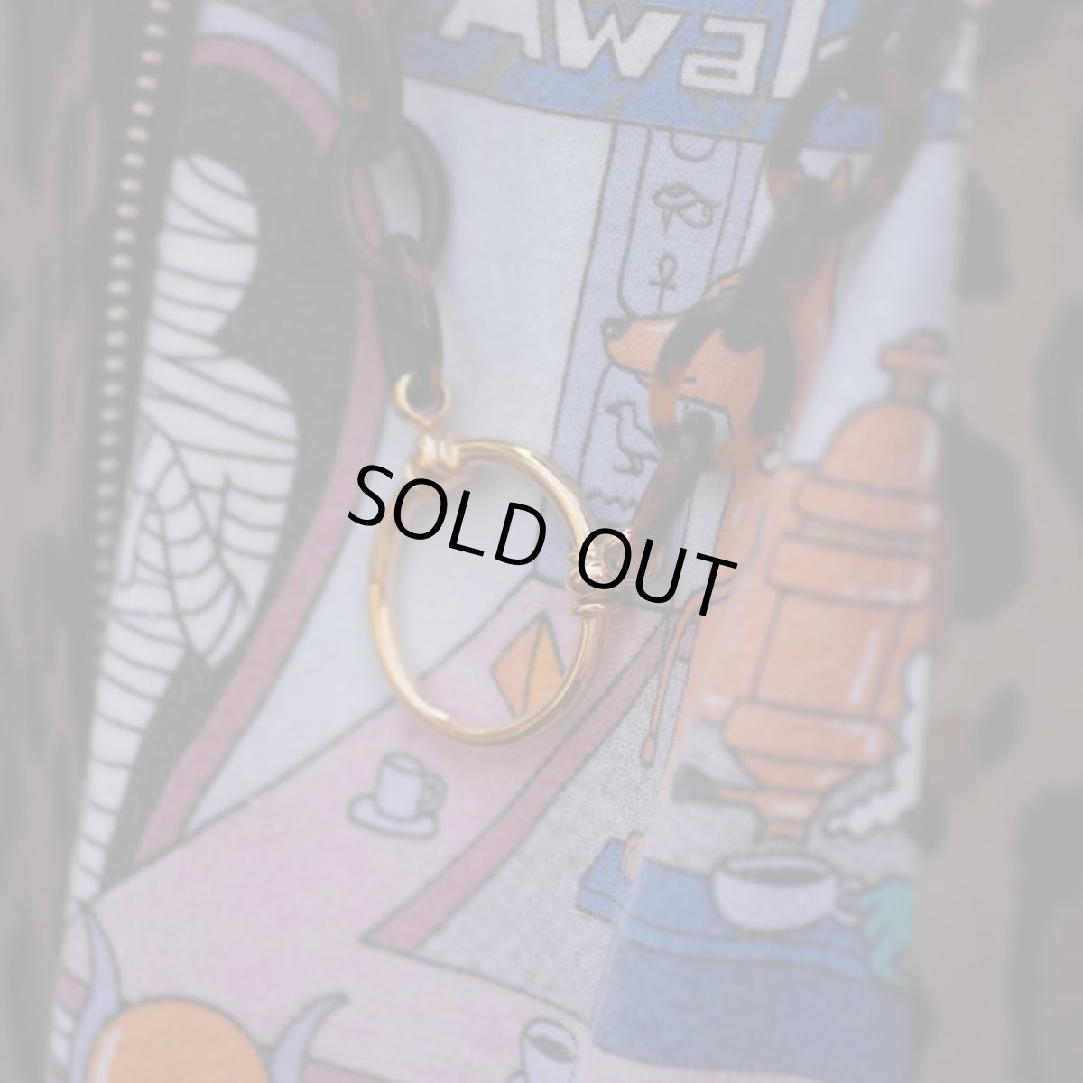 画像11: ACETATE/18K GOLD JEWELRY TORTOISE (11)