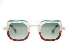 画像1: ANNE ET VALENTIN 「LABYRINTHE2」TURQUOISE/TORTOISE (1)