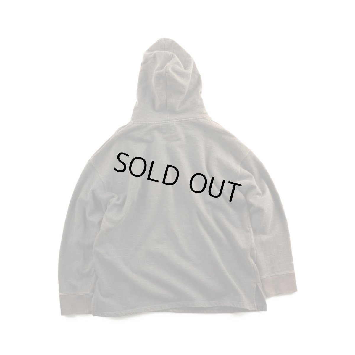 画像5: VARDE77 FADED SWEAT PARKA CHARCOAL BROWN  (5)