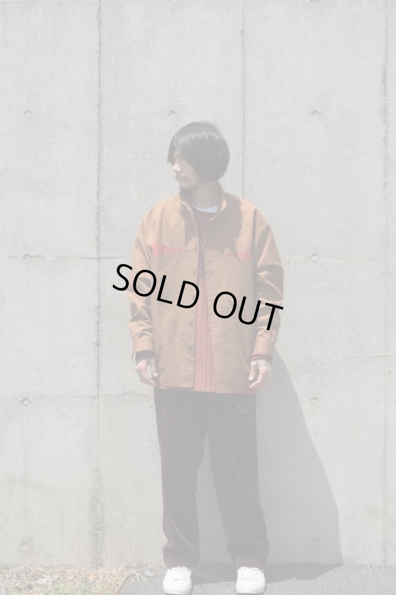 画像7: VARDE77 WIDE CUTBACK SHIRTS BROWN (7)