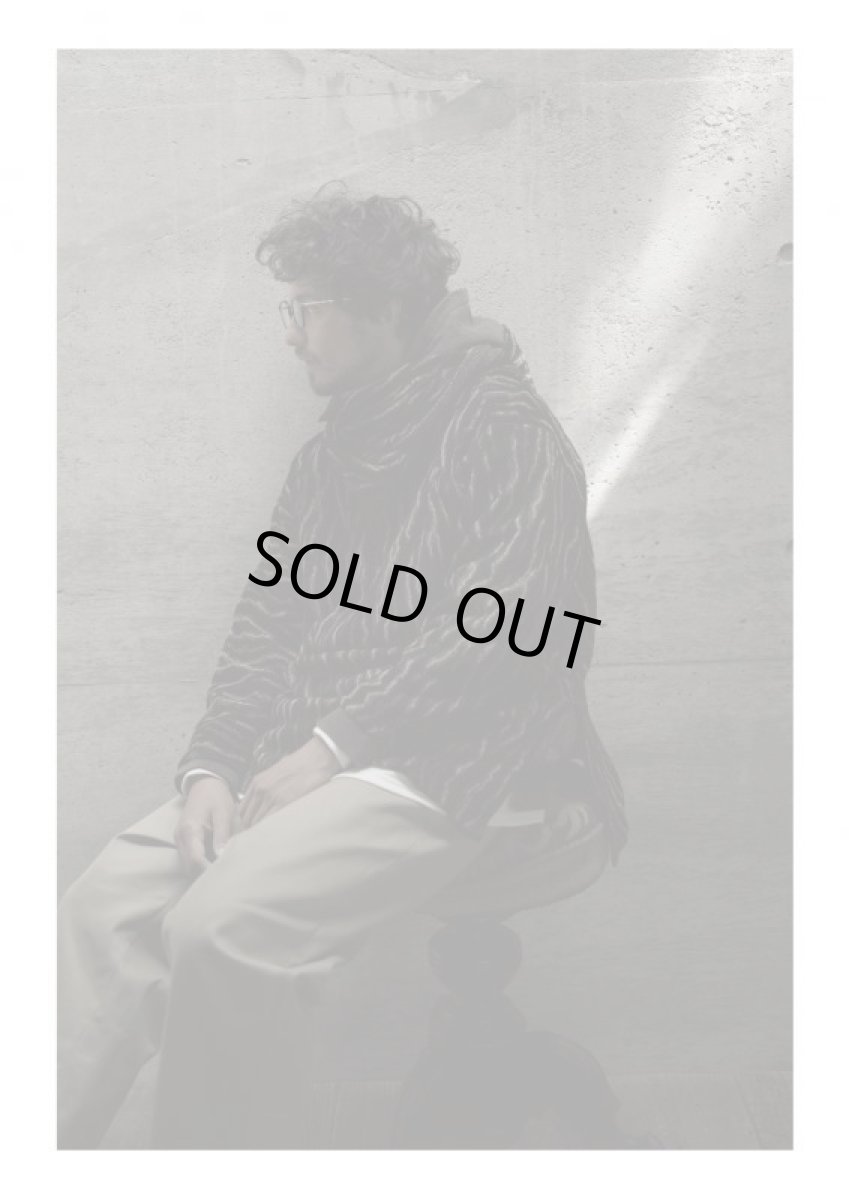 画像7: VARDE77 FADED SWEAT PARKA CHARCOAL BROWN  (7)